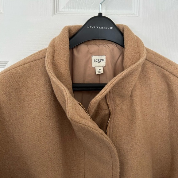 J. Crew Tan Wool Overcoat - Picture 4 of 5